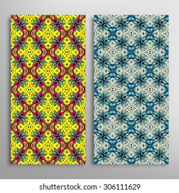 Vector seamless vertical patterns set with hand drawn texture for Wedding, Bridal, Valentine's day or Birthday Invitations. Fabric or paper print, fashion illustration. Abstract geometric background.