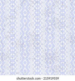 vector seamless vertical purple grunge ethnic Indian geometric pattern on paper. eps10