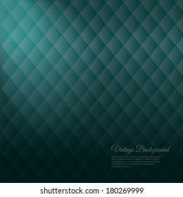 vector seamless vintage background in green