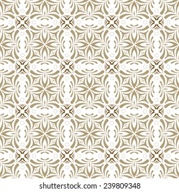 Vector Seamless Vintage Color Pattern. Retro Background