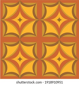 Vektor nahtlose Vintage Fliesen Design für Küche oder Bad