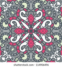 vector seamless vintage floral pattern background