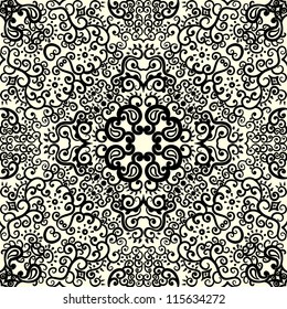 vector seamless vintage floral pattern background