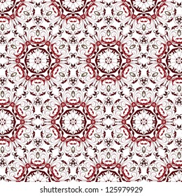 vector seamless vintage floral pattern background