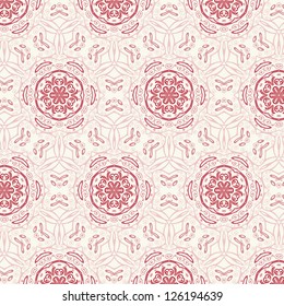 vector seamless vintage floral pattern