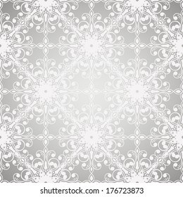 Vector  seamless vintage floral pattern