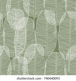Vector seamless vintage floral pattern.