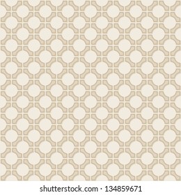 Vector seamless vintage geometrical wallpaper pattern background