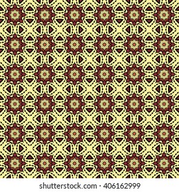 Vector Seamless Vintage Lace Pattern. Hand Drawn Tile Texture, Ethnic Ornament