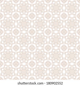 Vector seamless vintage pattern. Floral geometric ornament. Endless texture for wallpaper, surface textures, pattern fills, web page background