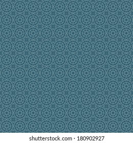 Vector seamless vintage pattern. Floral geometric ornament. Endless texture for wallpaper, surface textures, pattern fills, web page background