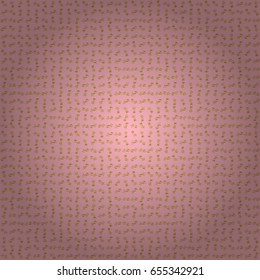 Vector seamless vintage pattern in gold on pink background. For printing on fabric, scrapbooking, gift wrapping.