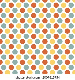 Los patrones vectoriales de la polka sin fisuras del fondo. Textura sin fin con para café, papel envolvente, tela, papel pintado. Diseño de carteles y anuncios en Internet.