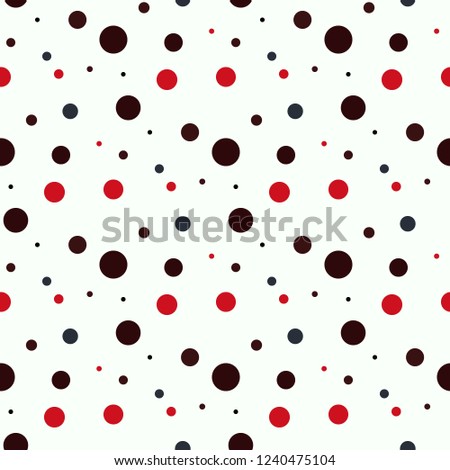 Vector seamless vintage retro dotted pattern on white bacground eps 10