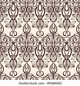 vector seamless vintage retro pattern