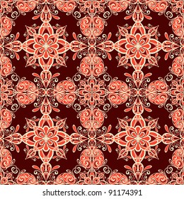vector seamless vintage retro pattern