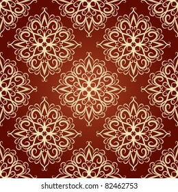 vector seamless vintage wallpaper