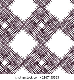 Vector seamless violet pink strokes, abstract geometric pattern with intersecting lines the design fabrics, textiles, fabric, wallpaper, wrapping paper,
