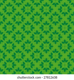 vector seamless wallpaper green shades
