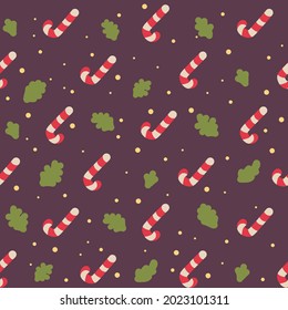 Vector seamless wallpaper with lollipops
