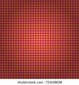 Vector seamless wallpaper of magenta, yellow and purple artistic flowers.