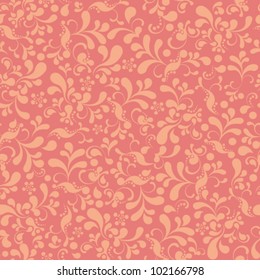 Vector seamless wallpaper pattern