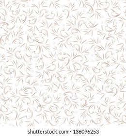 Vector seamless wallpaper pattern. Editable creative illustration.