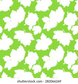 vector seamless wallpaper pattern with the image of the berries gooseberries