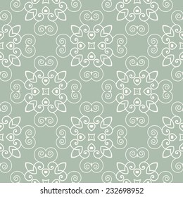 Vector Seamless Wallpaper. Vintage Pattern. Retro Background