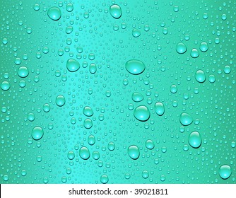 Vector. Seamless water drop texture
