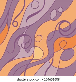 Vector seamless wave hand-drawn pattern, waves background (seamlessly tiling).Can be used for wallpaper, pattern fills, web page background,surface textures. Vector hand-drawn waves texture