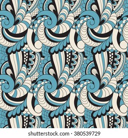 Vector Seamless Wavy Pattern