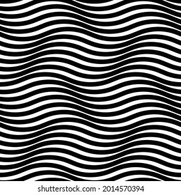 Vector seamless wavy pattern. Simple design for wrapping paper, wallpaper, textile, stationery.