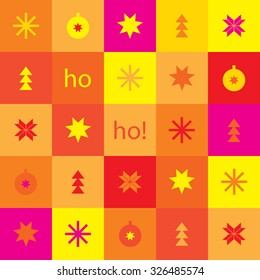 Vector seamless winter Christmas and New Year background