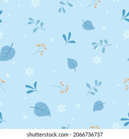 vector seamless winter pattern. winter background.