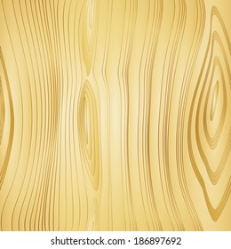 Vector seamless wood texture. Natural light wood.