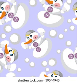 Vector. Seamless xmas  ornament in color 78. More seamless see in portfolio