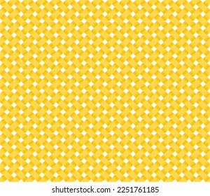 Vector seamless yellow twisted texture with relief effect. Gold structure