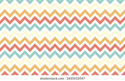 vector seamless zig zag chevron pattern for background, wallpaper, packaging, wrapping paper, etc.