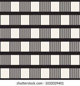 Vector seamless zigzag line pattern. Abstract stylish geometric background. Repeating lattice background