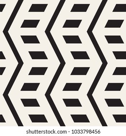 Vector seamless zigzag line pattern. Abstract stylish geometric background. Repeating lattice background