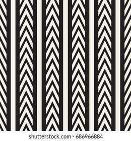 Vector seamless zigzag line pattern. Abstract stylish geometric background. Repeating monochrome lattice background