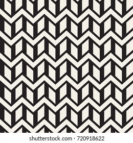 Vector seamless zigzag line pattern. Abstract stylish geometric background. Repeating lattice background