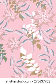 Vector Seamoles pattern Flower Texture
