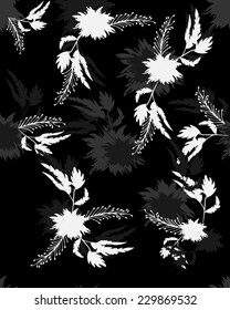 Vector Seamples Floral  Pattern 