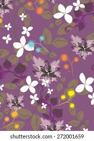 vector seamples flower pattern 