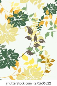 Vector Seamples Flower  Texture Art 