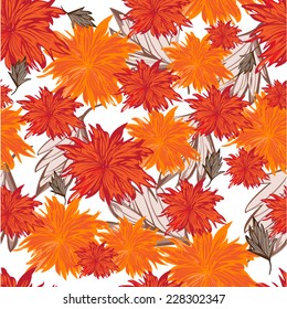 Vector Seamples Pattern Floral