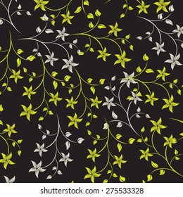 Vector Seamples Pattern Flower 