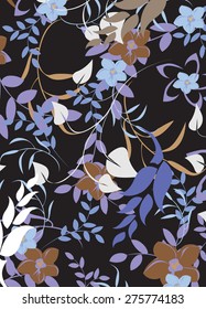 Vector Seamples Pattern Flower 